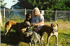 Georgia with dogs
